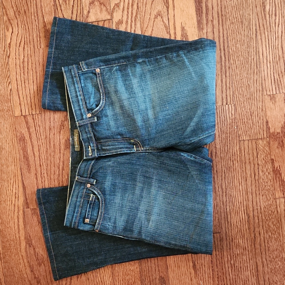 David Kahn Jeans Nikki Bootcut with Rhinestone pocket